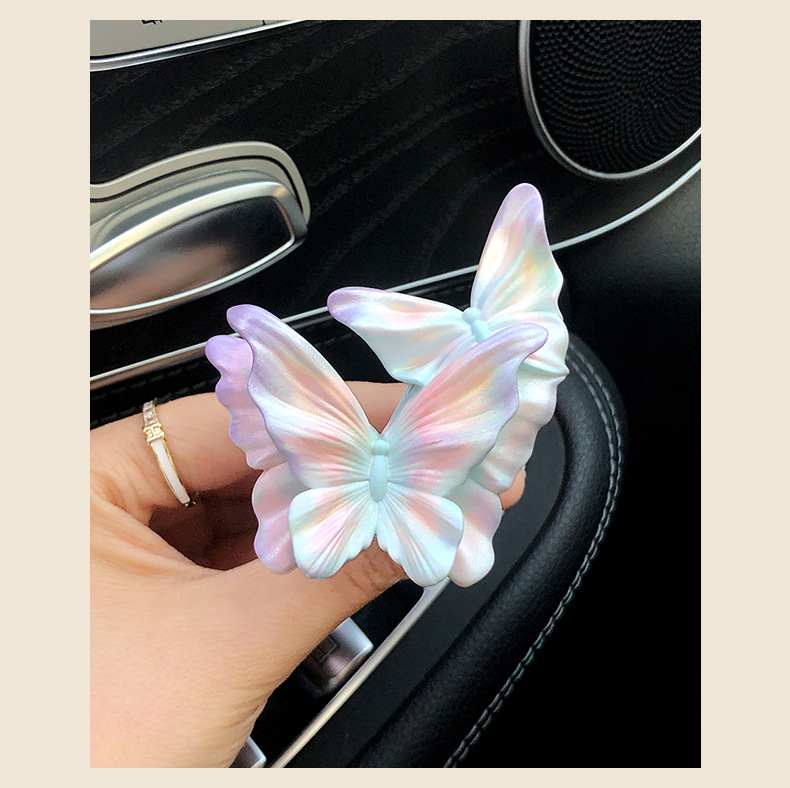 Butterfly Car Aromatherapy Air Outlet Decoration Car Perfume High-grade Fragrance Expansion Stone Car Accessories Ornaments Gift for Women
