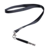 Black whistle with rope