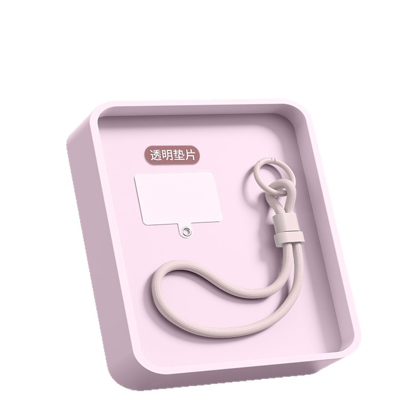 Nuevo cordón corto de bloqueo ajustable para teléfono móvil, duradero y resistente a las caídas, correa de mano de muñeca tejida simple para hombres y mujeres