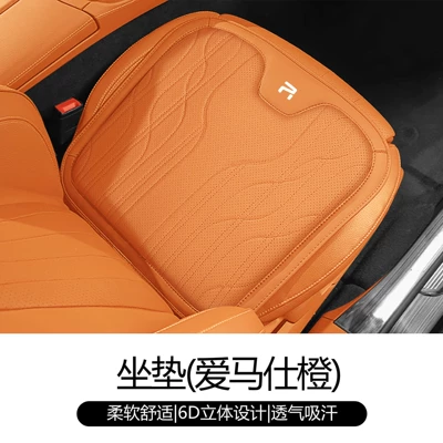 Foam Lumbar Support, Comfortable Seat – Waist support - emma-orange-single-cushion
