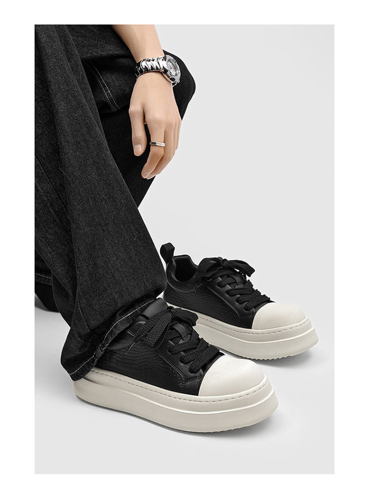 Herren Skaterschuhe Mit Dicker Sohle Und Komfort Passform_voghion.com