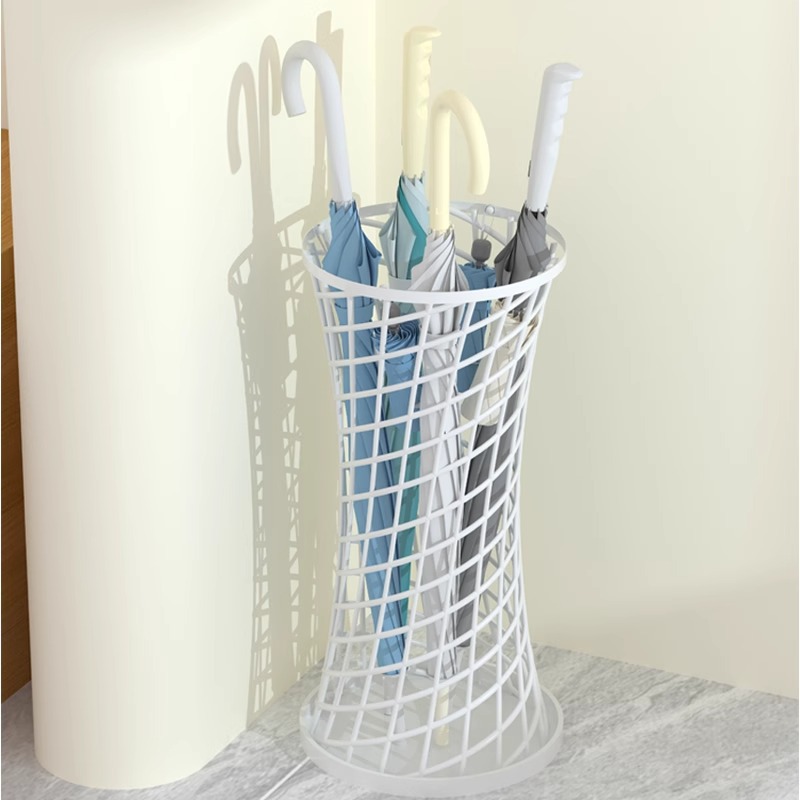 Estante de almacenamiento de paraguas Estante de paraguas para el vestíbulo del hotel en casa Estante de paraguas de gran capacidad en el aula de entrada comercial