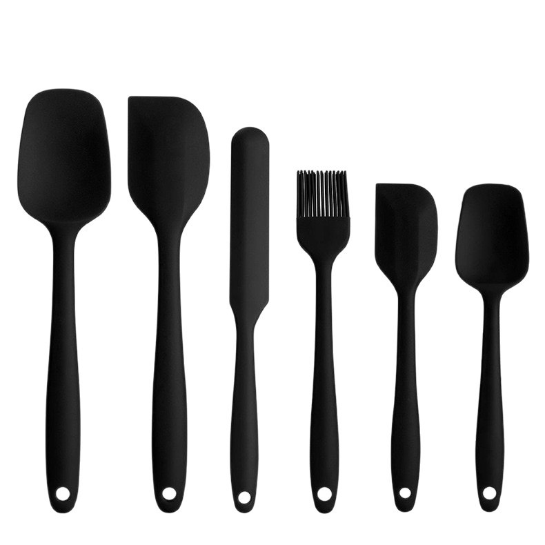 Pala de silicona Cepillo de silicona Cepillo de aceite Juego de horneado de barbacoa Pastel de crema espátula de silicona Juego de herramientas de horneado