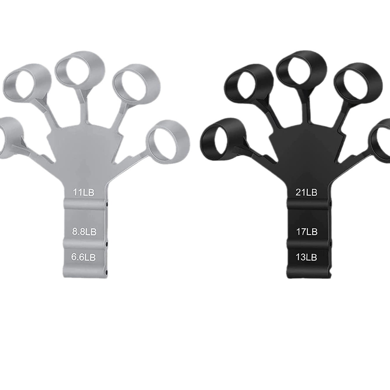Transfronterizo de silicona caliente 5-dedo ejercitador dedo fortalecedor dedo entrenador ventas directas de fábrica
