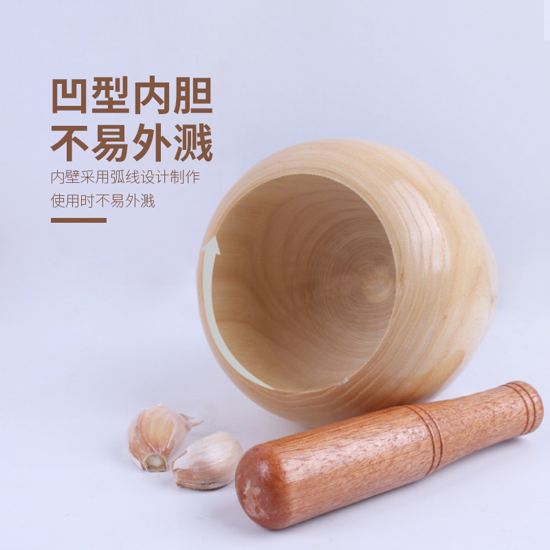 Daxin bambú madera ajo Mascher hogar ajo prensa manual ajo Mascher hogar ajo Mascher fabricante logo