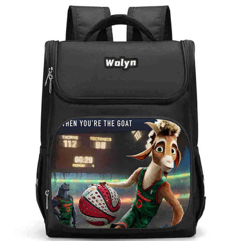 Miracle Dream Team Goat Simple Solid Color School Bag, Lightweight, Reduces Burden, Does Not Put Pressure on Shoulders, Layered Storage, Neat and Tidy, Unisex Miracle Dream Team Goat Simple Solid Color School Bag, Lightweight, Reduces Burden, Does Not Put Pressure on Shoulders, Layered Storage, Neat and Tidy, Unisex
