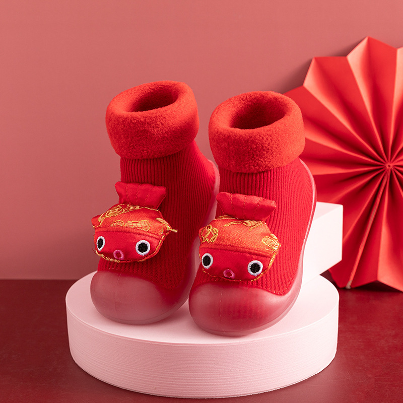 Navidad, Año Nuevo, invierno, calcetines para bebés, zapatos para bebés, zapatos para bebés image 17