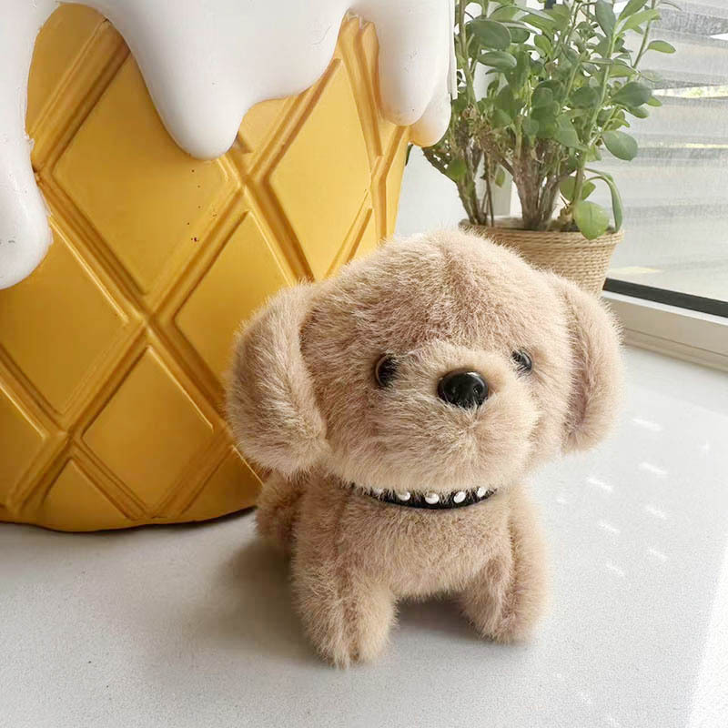 かわいい子犬のペンダント、ぬいぐるみ、テディベア人形、バッグの飾り、キーホルダー、人形アクセサリー、漫画|undefined