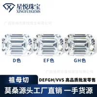 Оптовая Продажа с фабрики Бабушкина огранка Муассанит DEFGH цвет 1-3 карата, источник прямых поставок, Алмазный голый камень особой формы с GRA