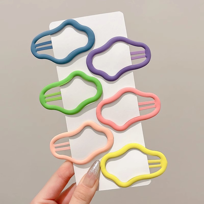 Dopamina para niños nubes rotas clip de cabello mujer cabeza de la parte posterior clip lateral clip de cabello de niña pequeña clip de cabello