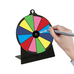 Detachable Acrylic Rainbow Spin Win Game Wheel Disc Entertainment Raffle Party Dry Erase Prize Wheel Disc