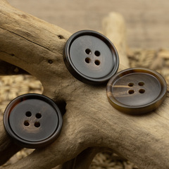Matte coffee brown suit coat trench coat resin buttons reddish brown brown wool overcoat buttons