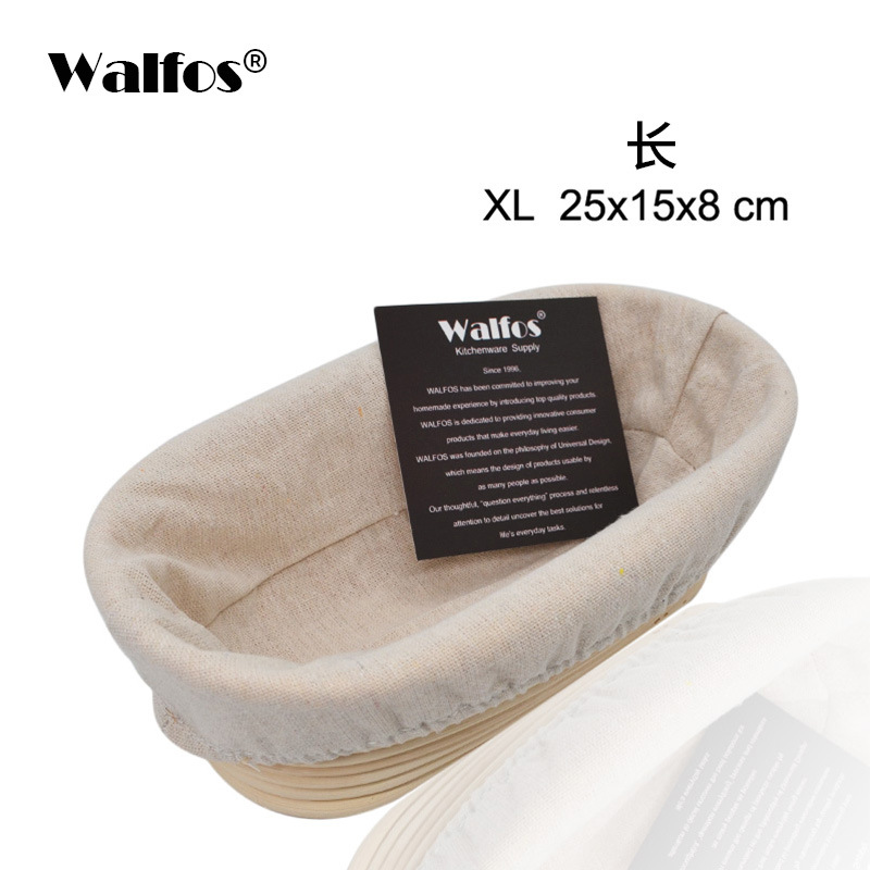 Cesta de fermentación Pan Bollo europeo Hogar Redondo de ratán indonesio Cesta hecha a mano Masa Cesta de fermentación Molde especial para hornear