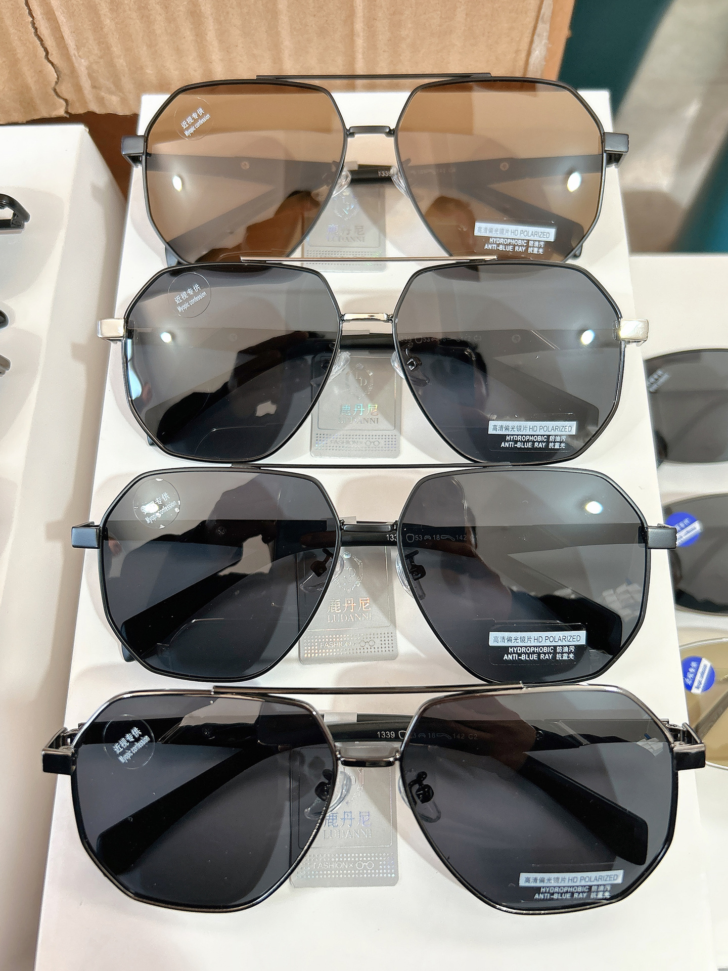 Polarisierte Herrensonnenbrillen mit Myopielinsen, Fahrsonnenbrillen, Outdoor-Angelbrille, neue Sonnenbrillen zum Großhandelspreis mit anpassbaren Optionen