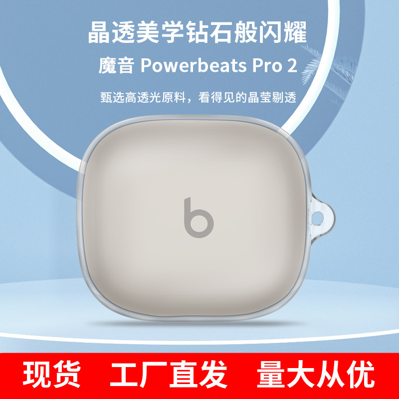 Suitable for Magic Sound Powerbeats Pro 2-Transparent Shell Tpu Earphone Shell Anti-Fall Dust-Proof Protective Soft Shell Suitable for Magic Sound Powerbeats Pro 2-Transparent Shell Tpu Earphone Shell Anti-Fall Dust-Proof Protective Soft Shell