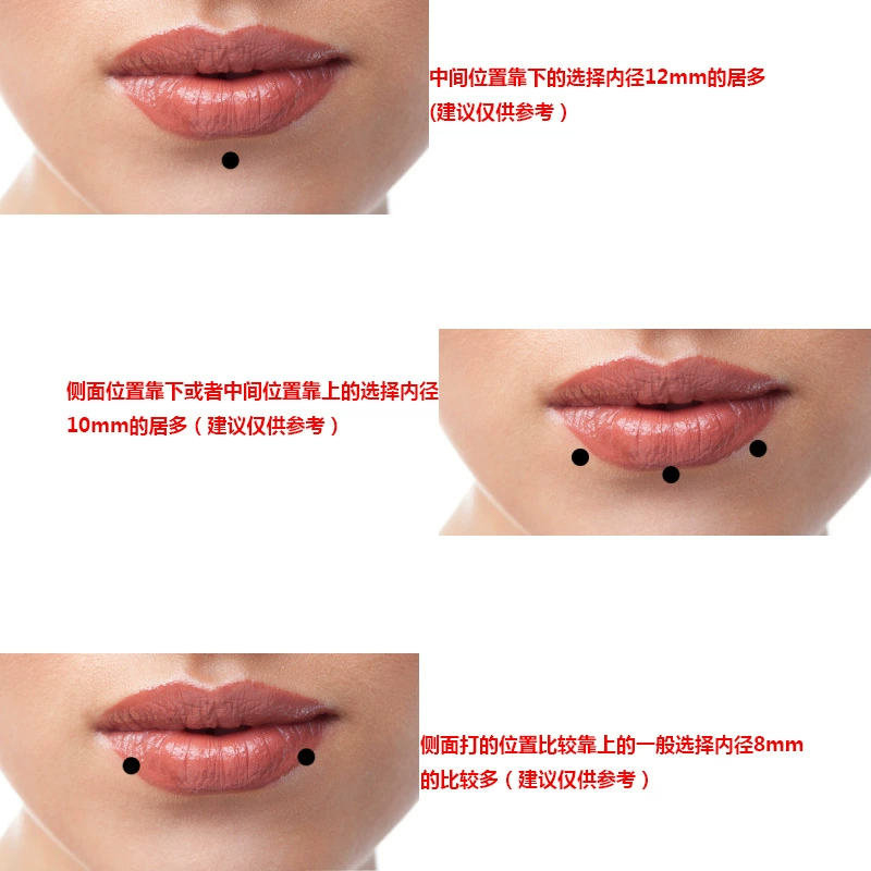 Physiological lip piercing stainless steel for men and women, wholesale, Aliexpress