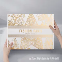 Новая универсальная высококлассная чугунная коробка с коротким рукавом Hanfu коробка экспресс-коробка футболка коробка