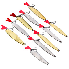 Lure Shiny Baits, Long-Range Shore Casting, Lure Iron Plates, Worm-Style Dragon Scale, Melon Seeds, Shiny Baits, Spoon-Shaped Metal Fishing Baits, Freshwater Fishing Baits