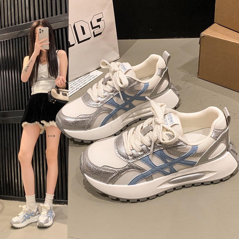 Dopamina en línea 2026 correr en línea nuevo tipo de verano transpirable delgado ligero versátil zapatillas deportivas casuales aumentadas