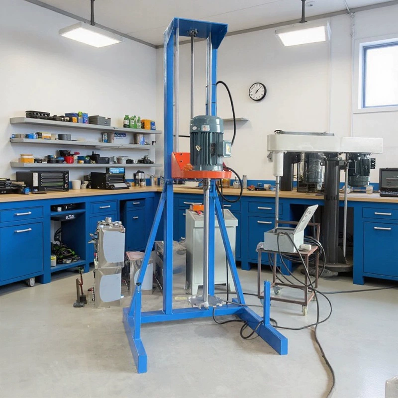 Оптовая поставка 200kg маслянистый силиконовый смеситель жидкий химический смеситель электрическая подъемная дисперсионная машина