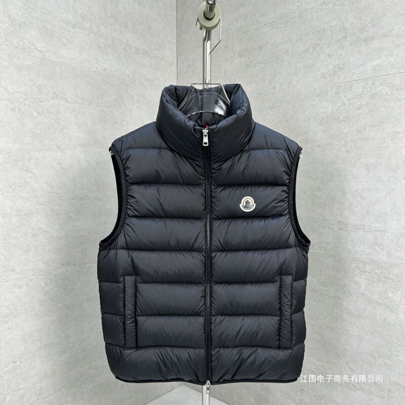 High-end Mengjia new model K77 down vest, sleeveless, unisex, cross-border outdoor warm stand-up collar jacket