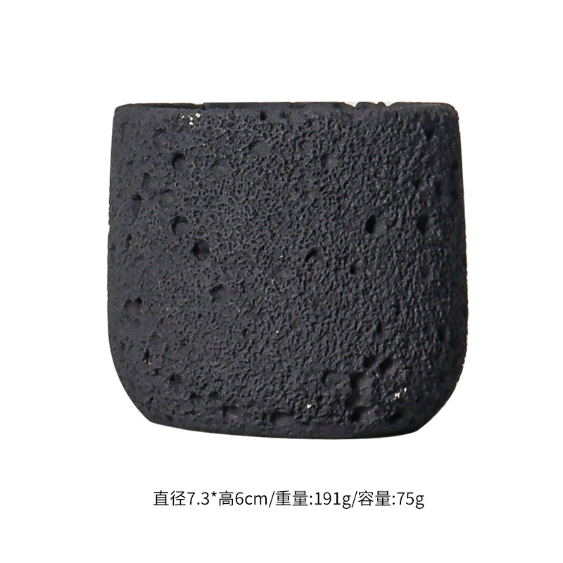 国境を越えたセメント宇宙の質感アロマキャンドルカップdiyキャンドルカップ空カップ拡香石無火雰囲気容器振り子
