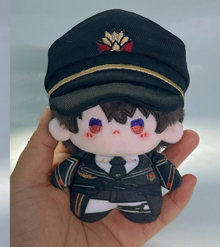 ラブアンドディープスペース夏昼 10cm プリントボディかわいい人形綿人形帽子取り外し可能|undefined