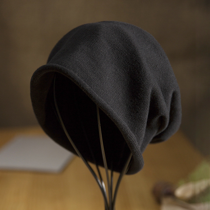 모자 남자 여름 2023 새로운 패션 남자 대머리 큰 머리 둘레 니트 더미 모자 터번 차가운 모자 남성과 여성을위한
