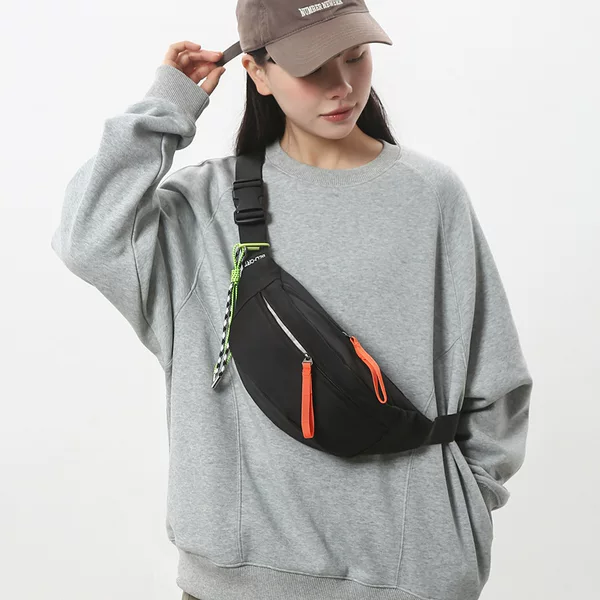 Men's and Women's Crossbody Bags, Japanese-Style High-End Multifunctional Shoulder Bags, College Student Chest Bags, Crossbody Bags, Casual Chest Bags