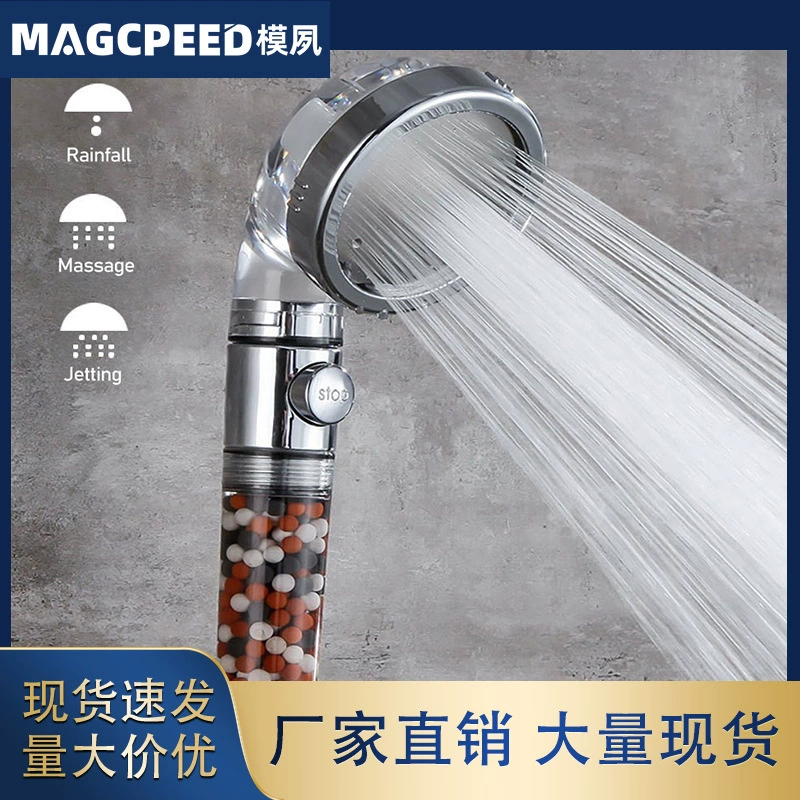 Трехсортовые наборы ливня воды 2 Иона сопла ливня стопа воды водяного фильтра отрицательные хандхэльд