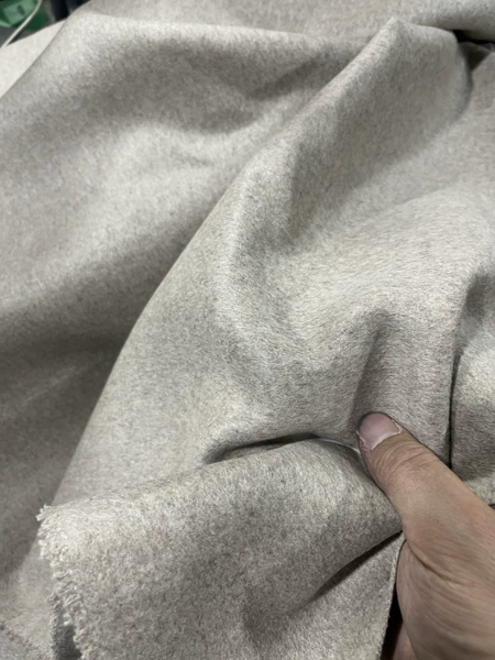 Oatmeal double-sided cashmere 2 meters weight 900