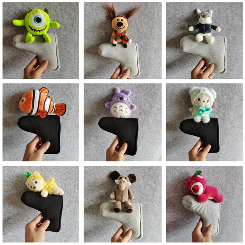 강한 자기 동물 골프 클럽 커버 만화 퍼터 캡 커버 클럽 커버 클럽 보호 커버 골프 용품