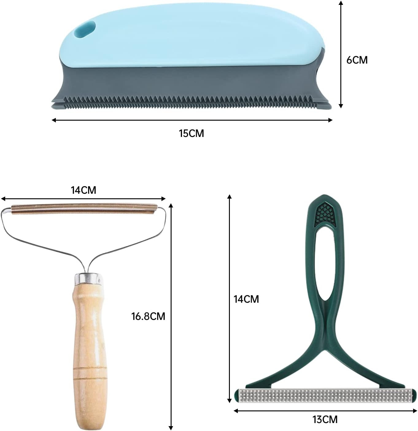 A3015 suéter de cachemira raspador de pompones de cobre