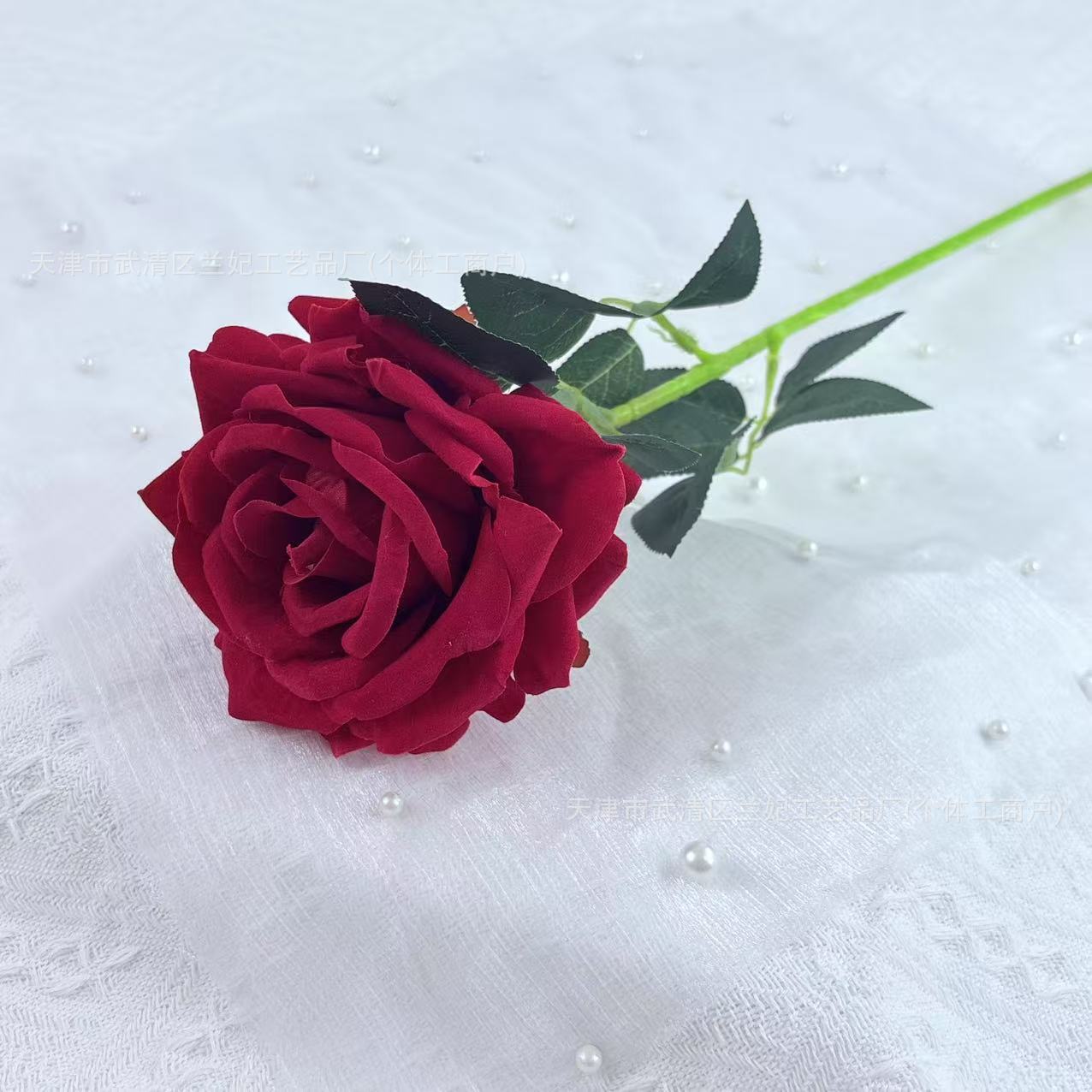Una sola rosa rica imitación flor de tela de terciopelo flores de boda flores de pared de flores mar de flores props de fotografía decoración del hogar