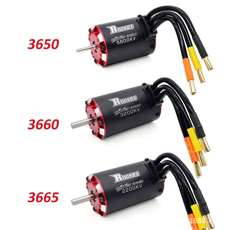 Supersonic brushless motor 36 series waterproof electric adjustable RC model car motor temperature control high speed and large torque