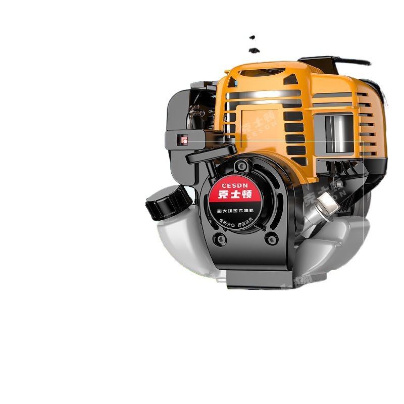 Máquina cortadora de césped tipo mochila doméstica motor de gasolina agrícola multifuncional para abrir el desierto para cortar césped, sueltar el suelo, deshierbar y cosechar herbajas