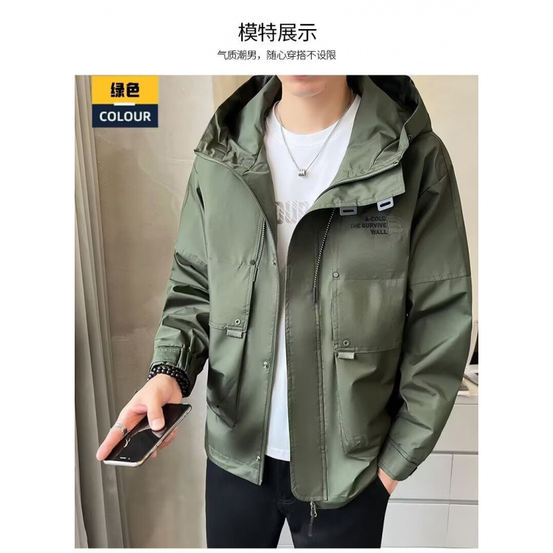 봄과 가을 루피 핸섬 재킷 남자 하이 스트리트 패셔너블 브랜드 홍콩 스타일 일본 스타일 하라주쿠 스타일 한국 스타일 패셔너블 루즈 재킷