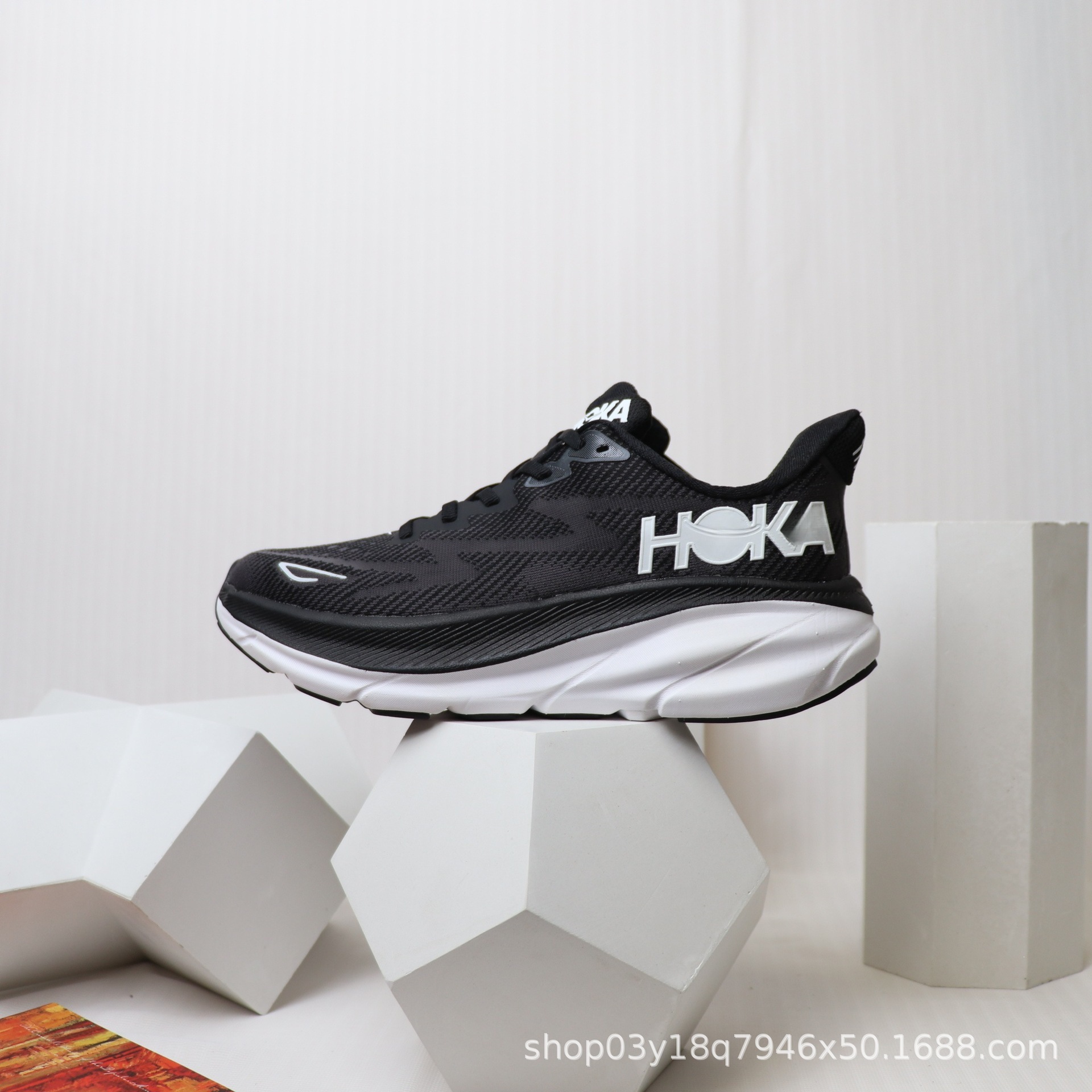Cross-Border Foreign Trade Running Shoes Red Card Shock-Absorbing Rebound Wear-Resistant Sports Shoes Outdoor Marathon Clifton9