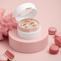 Self-designed Macaron Portable Earring Jewelry Box, Bracelet Necklace Jewelry, Ring Jewelry Box