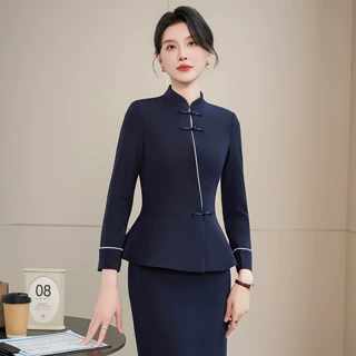 西装外套女2026新款气质高端美容院珠宝店职业正装工作服西服套装