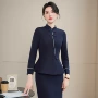 气质美容院职业新款西服
