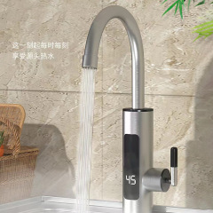新型電熱蛇口厨房衛冷熱両用ステンレス三秒熱式ヒーター蛇口クロスボーダー対外貿易