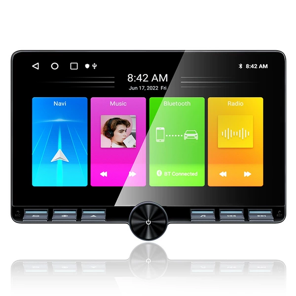 IPS screen single knob car navigation