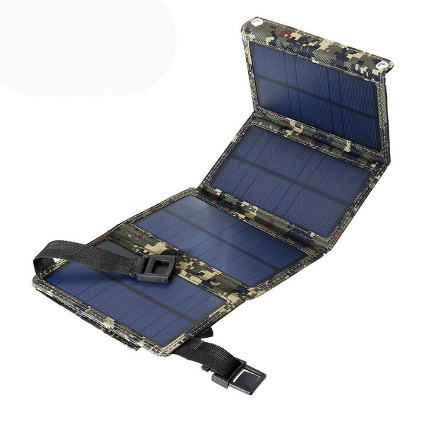 Handheld battery solar-powered