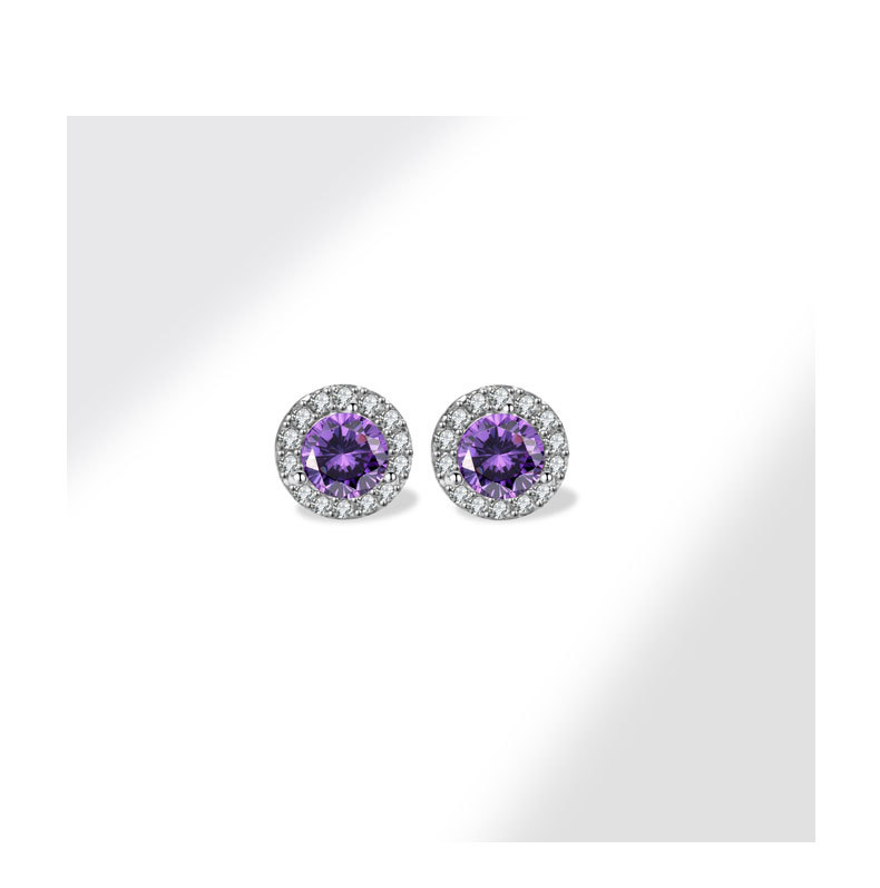 7g Weight 925 Sterling Silver Ear Needle Material Birthstone, Zircon Inlay Material Ear Studs Classification 1 Pair Quantity Office, Date Occasion 925 Sterling Silver Material Geometric Pattern Women's Gender Plating, Inlay Design Elegant, Streetwear Style 1 Pair 925 Sterling Silver Birthstone Zircon 925 Sterling Silver Earrings Geometric Ear Studs 5