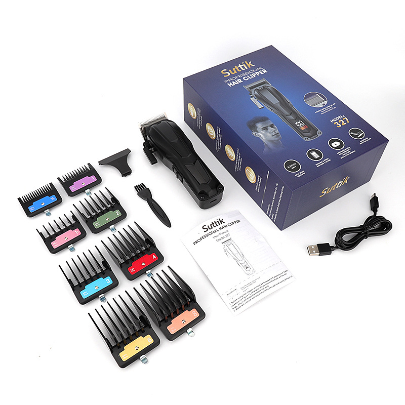 Nuevo motor sin escobillas, cortapelos eléctricos de alta velocidad, peluquería, cortapelos eléctricos para hombres profesionales, cortapelos recargables para el hogar al por mayor