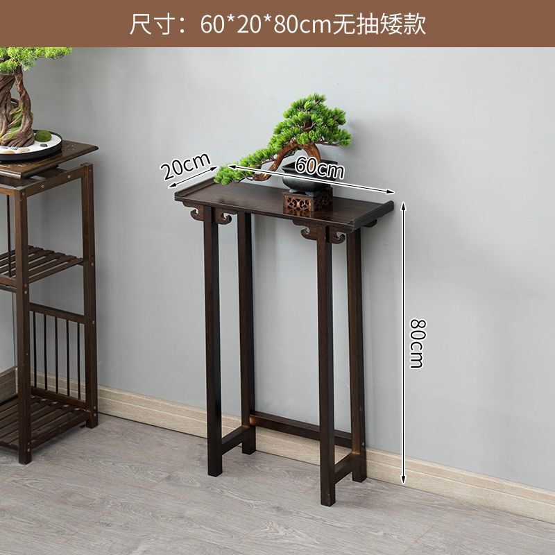 新中国式の超狭い玄関テーブルはテーブルの花棚の置物棚の客間のプロジェクトの端景台の玄関棚の狭いタイプです。|undefined