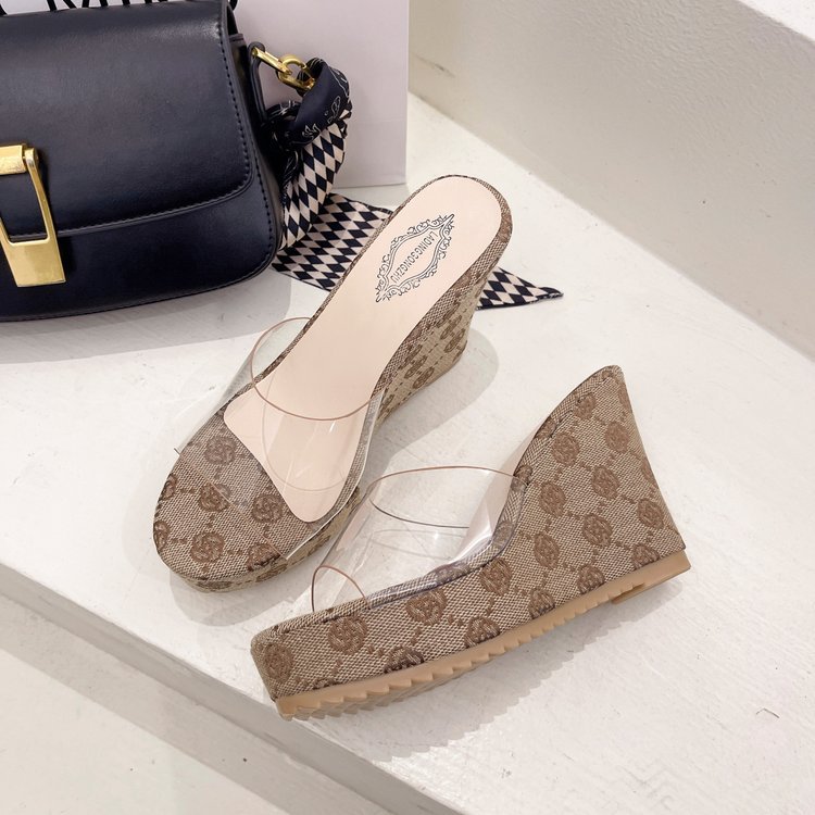 Sandali con cinturino singolo casual moda trasparente con tacco alto vintage da donna con tacco alto e commercio estero transfrontaliero Aliexpress_voghion.com