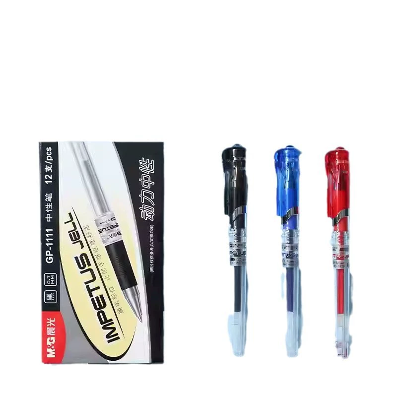 Capacious red rollerball pen for elementary school students, wholesale, 0.5mm