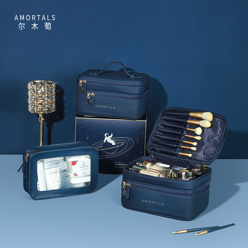 Eruimu Teng Cute Business Trip Waterproof Portable Large Capacity High Toiletries Storage Bag for Women